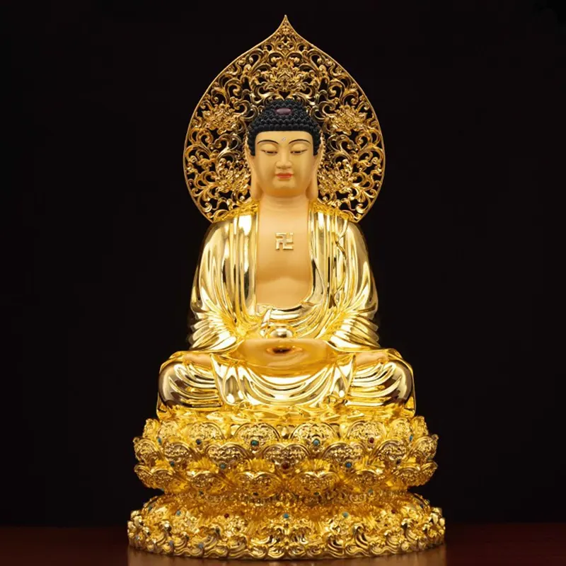 金メッキ釈迦牟尼仏坐像