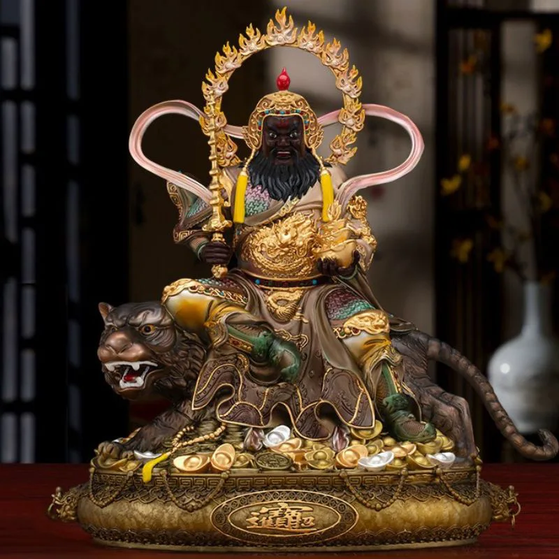 虎乗宝鉢福神趙公明